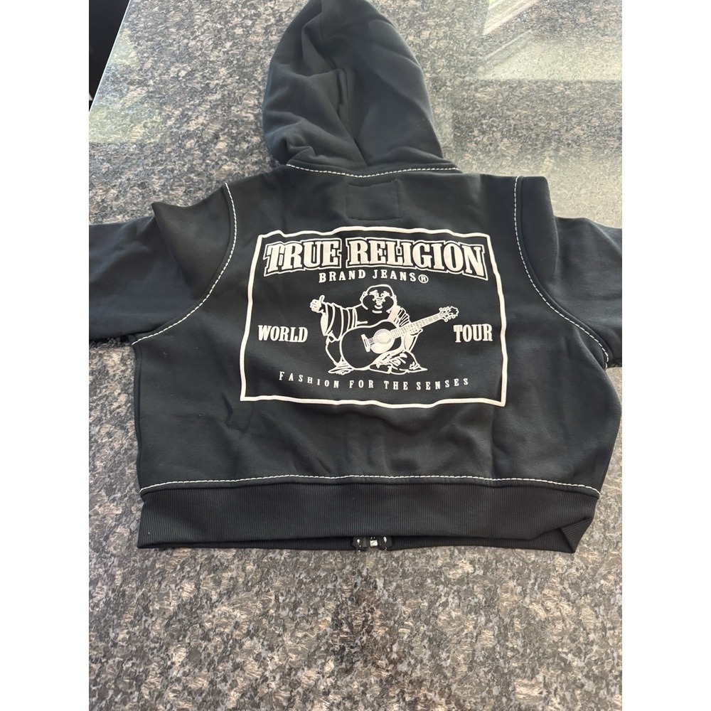 True Religion BIG T ZIP HOODIE Women's Size  XL.‎ NWT $159. Pick Color